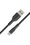 كابل USB إلى USB-C، كابل شحن من النوع C من السيليكون المتين مع شحن سريع 2 أمبير، 480 ميجابت في الثانية D