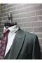 Classics Men's Slim Fit 6-Drop Pointed-Collar Vest Set Filafil Double-Slit Suit - 2