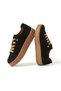 (Iniesta) Genuine Leather Upper and Lining, Non-Slip Rubber Sole, Women's Casual Shoes, BLACK - 3