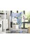رف تجفيف الملابس، رف قابل للتعديل من الفولاذ المقاوم للصدأ، يتكون من 4 طبقات، وقابل للطي، كبير الحجم. - 2