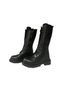 -- Comfortable and stylish zip-up boots with a black zipper - 4