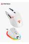 فأرة ألعاب لاسلكية WG7V2RD مع قاعدة شحن، وإضاءة RGB، وقابلية تعديل حساسية DPI حتى 12000، وتصميم ثلاثي الأبعاد.