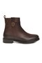 Women's Coffee Nubuck Genuine Leather Rubber Sole Stylish and Comfortable Women's Boots 20751K