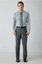 4 Drop Relaxed Fit Comfortable Cut Striped Pointed Collar Suit - 6