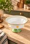 Almera Enameled Fruit Bowl with Stand, Large Size - 3