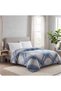 NEW SEASON DOUBLE-SIZE POLYESTER BLANKET, GATSBY BLUE