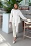 White Tunic with a Tie-Detail - 2