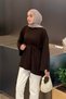 Brown Tunic with Sleeve Detail and Waist Tie-Detail - 2