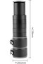 Bike Stem Riser Adjustable Bicycle Handlebar Extender Height Enhancer Extender for Most Bicycle Road - 2
