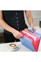 A4 Letter Size Expanding File Folders Snap Closure Document Wallets - 5