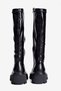 Women's Stretch Boots with Zipper and Thick Soles - Kenza Black - 5
