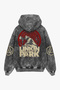 Linkin Park Printed Oversize Unisex Washable Black Hoodie