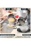 Over the Sink Colander, Strainers and Colanders, Expandable Fine Mesh Strainer with Rubber Grip for - 3
