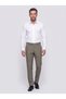 Green Regular-Fit Fabric Pants