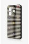 Redmi Note 14 4G-Compatible Silicone Case with Heart-Shaped Plaid Pattern - 4