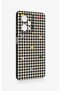 Redmi Note 12 Pro 5G Compatible Silicone Case with Heart-Shaped Plaid Pattern - 3