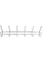 Rf4705 Metal Hanger With 6 Hooks, Silver