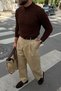 Nago Braided High Crew Neck Regular-Fit Men’s Knit Sweater - 3