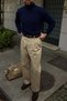 Nago Braided High Crew Neck Regular-Fit Men’s Knit Sweater - 2