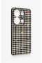Redmi Note 13 Pro 4G-Compatible Silicone Case with Heart-Shaped Plaid Pattern - 3