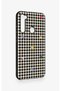 Redmi Note 8 Compatible Silicone Case with Heart-Shaped Plaid Pattern - 3