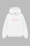 Bombshell Wings Printed White Oversize Hoodie - 3