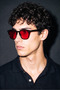 Alexis Black Red Men's Circadian Sun Visor - 2