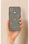 Realme C21Y Compatible Silicone Case with Heart-Shaped Plaid Pattern