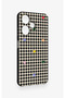 Infinix Hot 30i Compatible Silicone Case with Heart-Shaped Plaid Pattern - 3