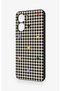 Vivo Y16 Compatible Silicone Case with Heart-Shaped Plaid Pattern - 4