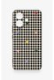 Vivo V60 Lite Compatible Silicone Case with Heart-Shaped Plaid Pattern - 2