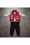 3-Strand Baby Set with Vest - 3