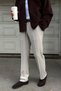 Osan Men's Baggy-Fit Pants with Thin Stripes and a Single Pleated Design - 3