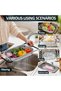 Over the Sink Colander, Strainers and Colanders, Expandable Fine Mesh Strainer with Rubber Grip for - 2