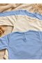3-Piece Snap-Fastened Baby Bodysuit Set - 3
