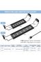 ضوء LED صغير لحوض السمك عبر USB، ضوء كامل الطيف لحوض السمك مع أقواس قابلة للتمديد، قابل للتعديل - 2