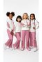 GIRLS' WINTER OUTFIT: 3-STRAND FLORAL PATTERN HOODED SET (TOP AND BOTTOMS), 100% Cotton - 5