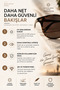 Petta Unisex Vintage Oval Leopard-Print Framed Brown UV400-Filtered Sunglasses - 5