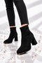 Women's Black Zip-Up Boots: Stylish, Comfortable, Special Occasion, Evening, and Everyday Boots 26K414-5 - 3