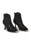 Black, Stylish, Comfortable, Special-Occasion Zip-Up Boots for Women with Stiletto Heels 25K416-1 - 4