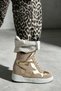 Adaline Beige Star-Detail Hidden-Heel Women's Sneakers - 4