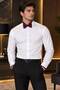 Men's Slim Fit All-Season Tuxedo Shirt with Tie and Bow Tie - 2