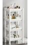 4-Tier Storage Plastic (White) - 3
