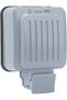 مقبس كهربائي IP55 مقاوم للماء 1G SZ ALF 13A DP SWTSOCKET بدون صندوق