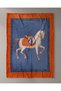 Galop Wellsoft Printed TV Blanket - Blue/Orange - 2