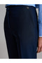 Navy Blue Carrot Fit Fabric Pants 50331138-VR033 - 6