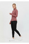 Women's Rose-Print Gloves with Detailed Sports Jacket NJ56 - 3