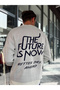 Ecru Future Embroidered Knit Sweatshirt PM-024 - 7