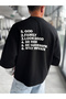 Black Clear Mind Boxy Fit Sweatshirt RES-5009 - 2