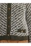 Khaki Cropped Knit Cardigan 50331253-VR027 - 6